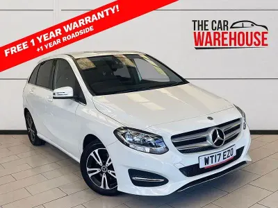 Used Mercedes B180 SE 122 HP (89 kW) 2017 White Hatchback