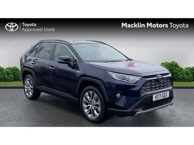 Used Toyota RAV4 Hybrid 218 HP (160 kW) 2022 Obsidian blue (metallic paint) SUV