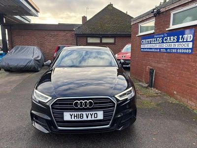 Black Used 2018 Audi A3 Sportback S-Line Hatchback | £9,690 (Good price)