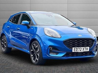 Desert island blue Used 2022 Ford Puma ST-Line X Hatchback | £17,250 (Good price)