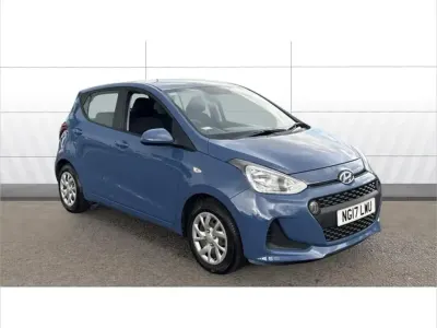 Used Hyundai i10 SE 67 HP (49 kW) 2017 Blue Hatchback