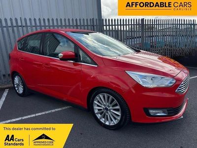 Used Ford C-MAX Titanium 125 HP (91 kW) 2016 Red MPV