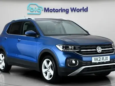 Used VW T-Cross SEL 110 HP (80 kW) 2021 Blue SUV