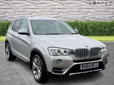Begagnad BMW X3 xLine 190 HK (139 kW) 2014 Silver SUV