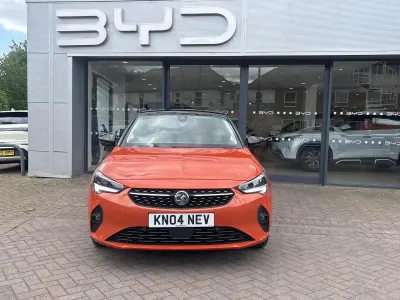Used Vauxhall Corsa-e Elite 98 kW (134 HP) 2021 Orange Hatchback