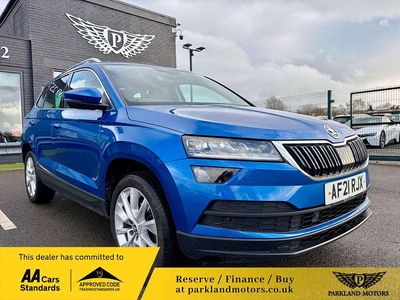 Used Skoda Karoq SE L 2021 Blue SUV