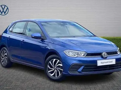 Used VW Polo Life 95 HP (69 kW) 2023 Blue Hatchback