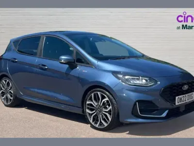 Used Ford Fiesta ST-Line 155 HP (114 kW) 2022 Blue Hatchback