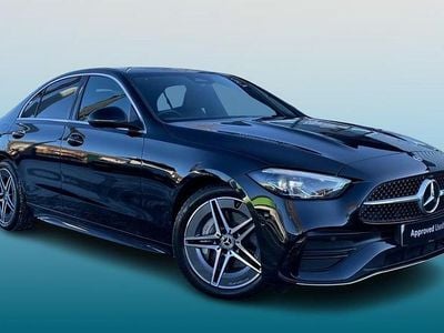 Black Used 2025 Mercedes C200 AMG line Sedan | £32,743 (A bit pricey)