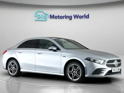 Used Mercedes A250 AMG line 259 HP (190 kW) 2021 Silver Sedan