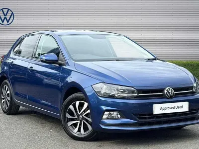 Used VW Polo Active 95 HP (69 kW) 2021 Blue Hatchback