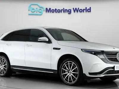 Used Mercedes EQC400 AMG line 300 kW (408 HP) 2022 White SUV