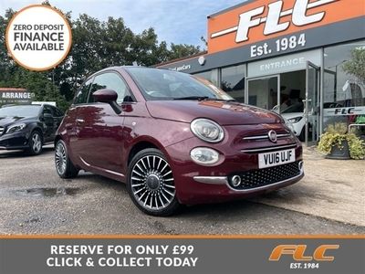 used Fiat 500 0.9 TWINAIR LOUNGE 3d 105 BHP