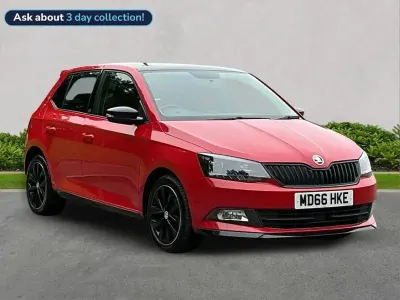 Used Skoda Fabia Monte Carlo 90 HP (66 kW) 2017 Red Hatchback