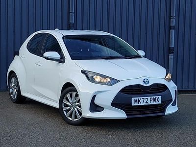 White Used 2022 Toyota Yaris Hybrid Hatchback | £15,998 (Good price)