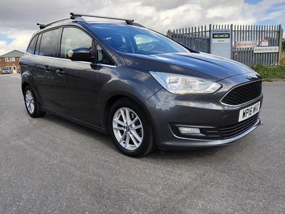 Used Ford Grand C-Max Zetec 120 HP (88 kW) 2016 Grey MPV