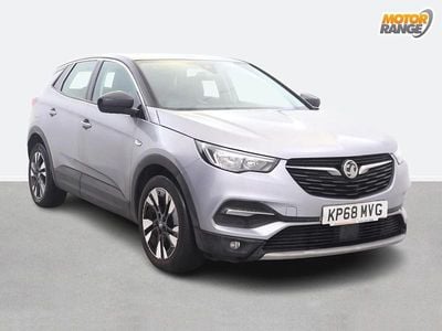 Used Vauxhall Grandland X Sport 130 HP (95 kW) 2018 Grey SUV