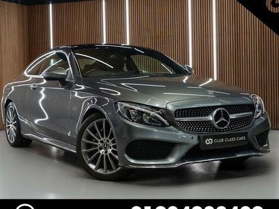 Used Mercedes C220 AMG Line Premium 170 HP (125 kW) 2018 Grey Coupe