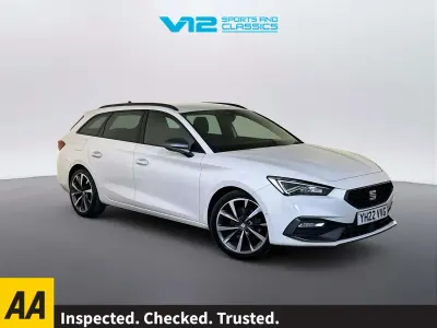 Used Seat Leon FR Sport 131 HP (96 kW) 2022 White Estate