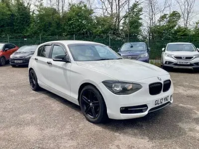 Used BMW 116 Sport Line 136 HP (100 kW) 2012 White Hatchback