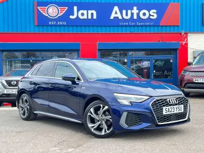 Used Audi A3 Sportback S-Line 2023 Blue Hatchback