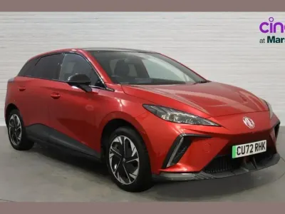 Used MG MG4 EV Trophy 150 kW (204 HP) 2022 Red Hatchback