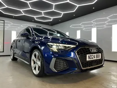 Used Audi A3 Sportback S-Line 2024 Blue Hatchback