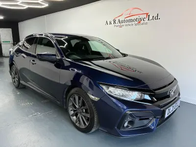 Used Honda Civic SR 126 HP (92 kW) 2021 Blue Hatchback