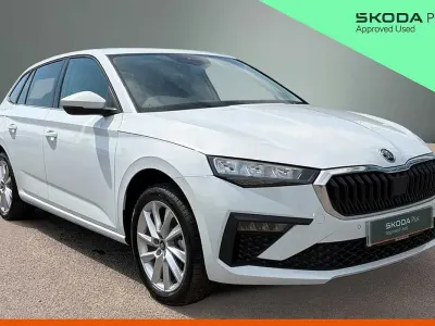 Used Skoda Scala SE L 116 HP (85 kW) 2026 Moon white metallic Hatchback