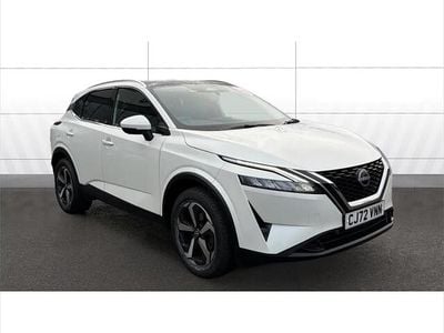 White Used 2022 Nissan Qashqai N-Connecta SUV | £15,377 (Good price)