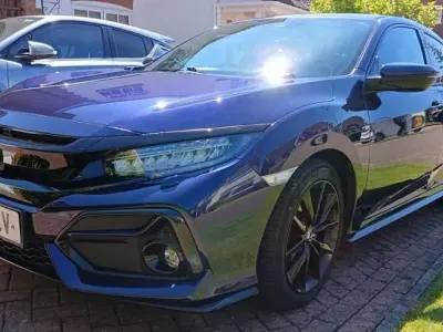 Used Honda Civic Sport 2021 Blue Hatchback