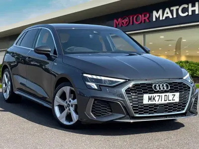 Used Audi A3 Sportback S-Line 110 HP (80 kW) 2021 Grey Hatchback