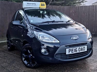 Used Ford Ka Zetec 69 HP (50 kW) 2016 Black Hatchback