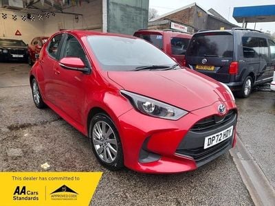 Used Toyota Yaris Hybrid 2022 Red Hatchback