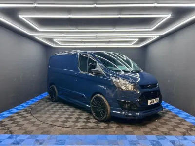 Used Ford Transit Custom Trend 130 HP (95 kW) 2017 Blue Van