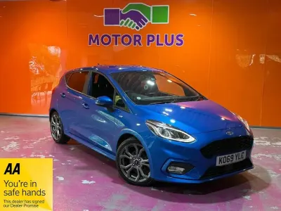 Used Ford Fiesta ST-Line 95 HP (69 kW) 2020 Blue Hatchback