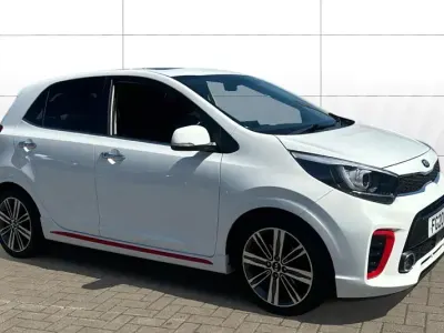 Begagnad Kia Picanto GT-Line S 83 HK (61 kW) 2020 Vit Halvkombi