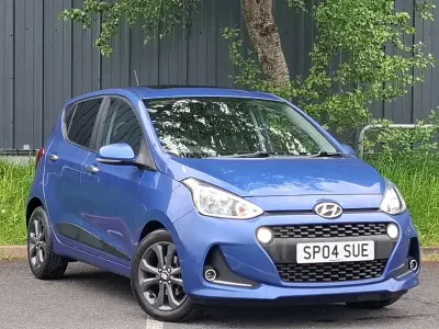 Usado Hyundai i10 Premium SE 87 HP (63 kW) 2019 Azul Citadino