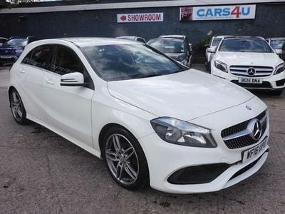 Used Mercedes A180 AMG line 109 HP (80 kW) 2016 White Hatchback