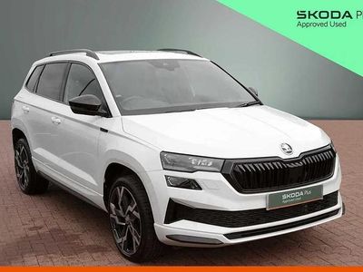Used Skoda Karoq SportLine 148 HP (108 kW) 2024 Moon white metallic SUV
