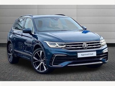 Used VW Tiguan R-line 150 HP (110 kW) 2021 Blue SUV