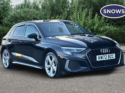 Used Audi A3 S-Line 150 HP (110 kW) 2022 Black Sedan