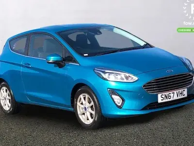 Used Ford Fiesta Zetec 86 HP (63 kW) 2017 Blue Hatchback