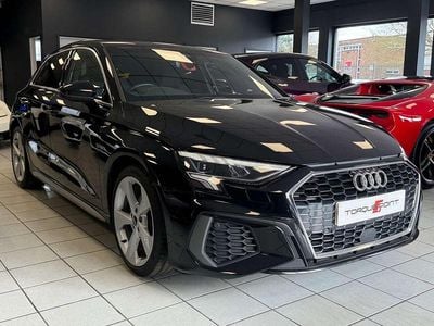 Used Audi A3 Sportback S-Line 2022 Black Hatchback