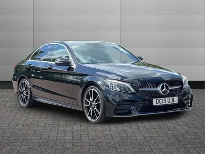 Used Mercedes C220 AMG Line Premium 191 HP (140 kW) 2019 Black Sedan