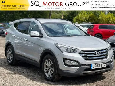 Used Hyundai Santa Fe Premium 197 HP (144 kW) 2013 Silver SUV