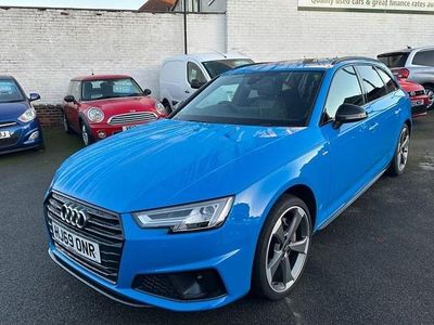 Used Audi A4 Black Edition 190 HP (139 kW) 2019 Blue Estate