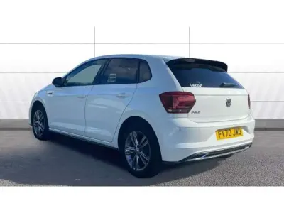 Used VW Polo R-line 95 HP (69 kW) 2020 White Hatchback
