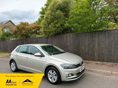 Begagnad VW Polo SE 95 HK (69 kW) 2018 Silver Halvkombi