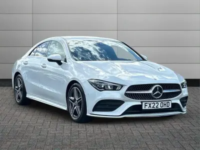 Used Mercedes CLA200 AMG Line Premium 161 HP (118 kW) 2022 White Coupe